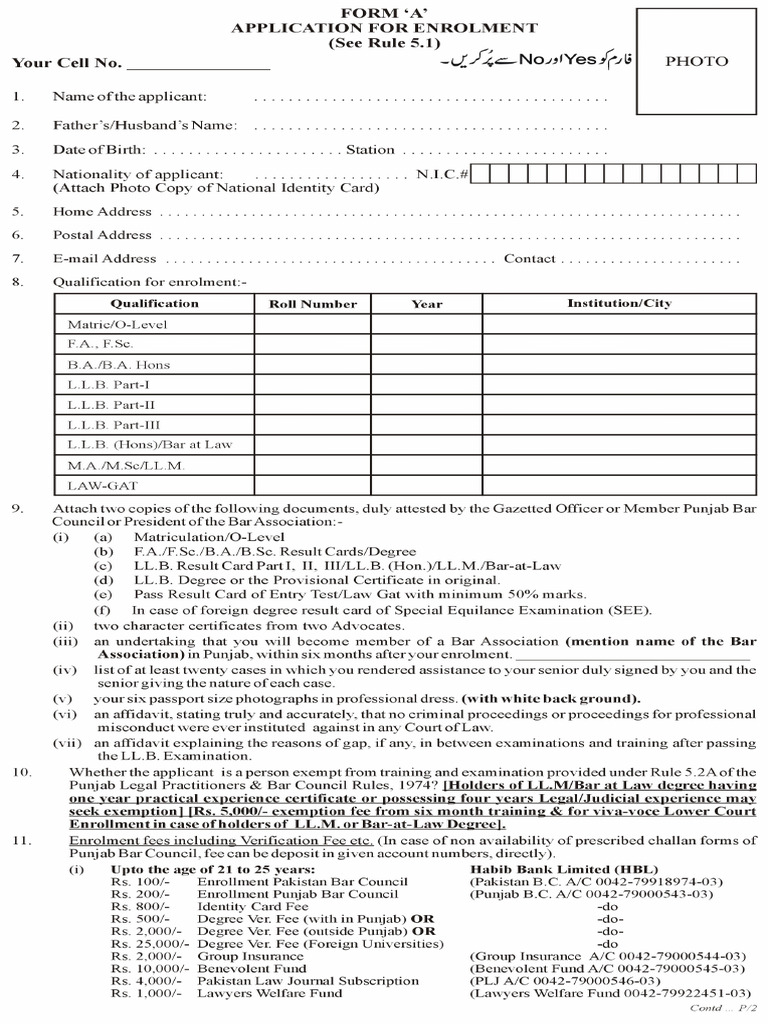 Form A | PDF