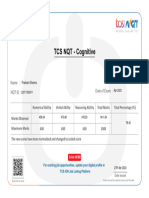 TCS NQT - Cognitive: Name: NQT Id: Date of Exam