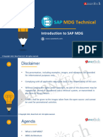 Introduction To SAP MDG Technical