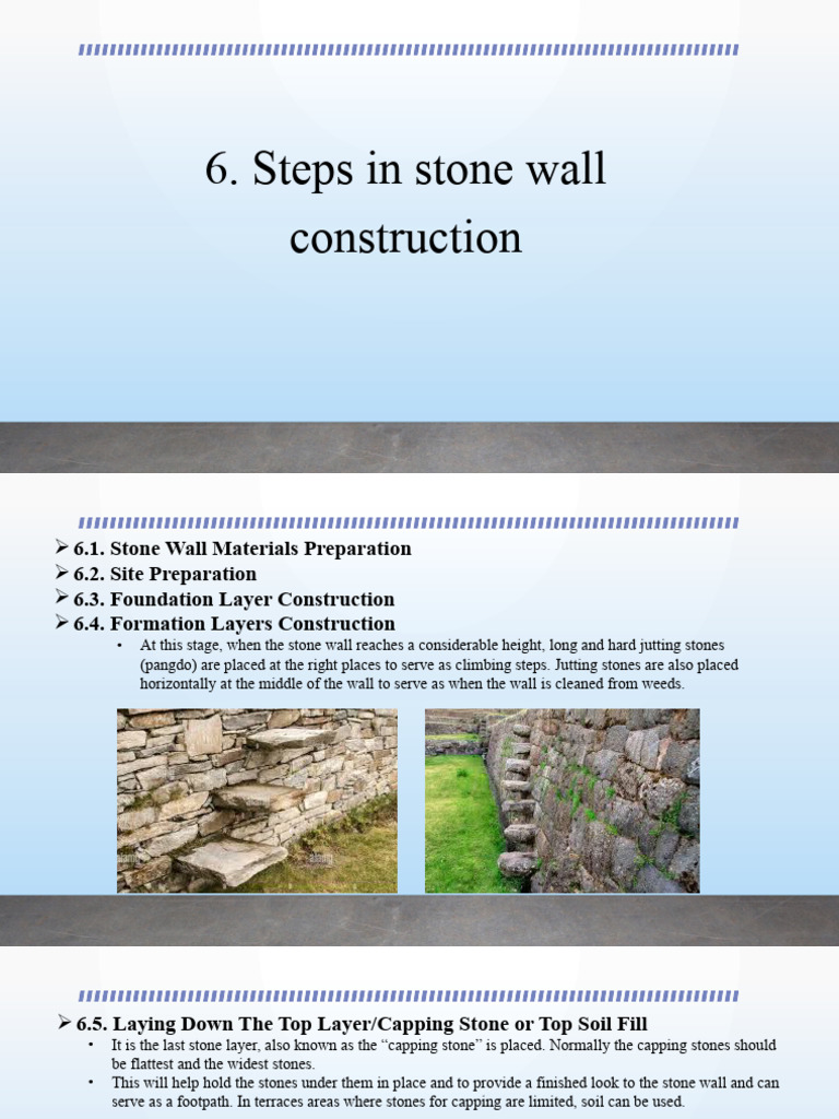 Stone Wall Construction Techniques | PDF | Soil Mechanics