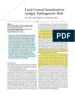 Peripheral and Central Sensitization in Fibromyalgia Pathogenetic Role - Staud2002