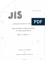 JIS D 0201_1976_Regeln für die galvanische Beschichtung von KFZ Teilen