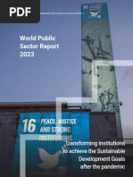 World Public Sector Report 2023 | PDF | Sustainability | Governance