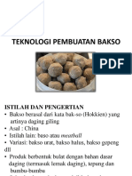 Teknologi Pembuatan Bakso