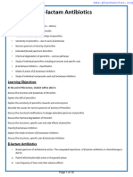 B-Lactam Antibiotics