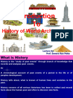 History of World Architecture: Lecture By: Prof. Eswara Rao Petta