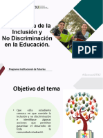 Importancia de La Inclusion y No Discriminación - PAT