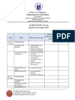 Supervisory Plan Template New