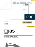 New Holland Kobelco E385 Tier 3 Crawler Excavator Service Repair Workshop Manual