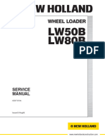 New Holland LW50B, LW80B Wheel Loader Service Manual