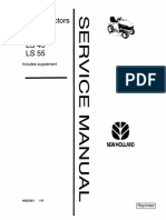 New Holland LS25, LS35, LS45, LS55 Yard Tractors Service Repair Manual