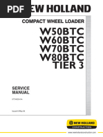 New Holland w50btc, w60btc, w70btc, w80btc Tier 3 Compact Wheel Loader Service Repair Manual