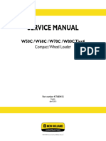New Holland W50C W60C W70C W80C Tier4 Compact Wheel Loader Service Repair Manual