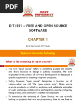 Free and Open Source Software Chapter 1