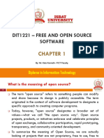 Free and Open Source Software Chapter 1