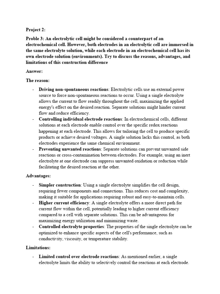 Project 2 3 project 3 1 download free pdf electrochemistry