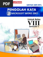 Download Modul Latihan Microsoft Office Word Untuk SMP Kelas 8 by Jhen SN70883332 doc pdf