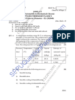 Be - Mechanical Engineering - Semester 4 - 2023 - February - Applied Thermodynamics at Pattern 2019