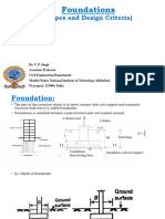 Foundation Types Selection and Bearing Capacity of Shallow Foundation