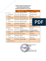 Jadwal Ujian Tulis Kelas Xii