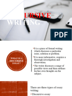 Discursive Writing