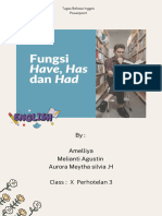 Fungsi Dari Have, Has, and Had