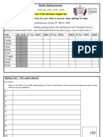 Spelling Sheet 22-3