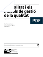 La Qualitat I Els Models de Gestió de La Qualitat