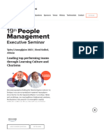 19th People Management Executive Seminar