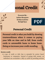 Pesonal Credit