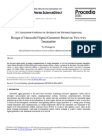 Design of Sinusoidal Signal Generator Based On Two Wire Tra - 2012 - IERI Proced