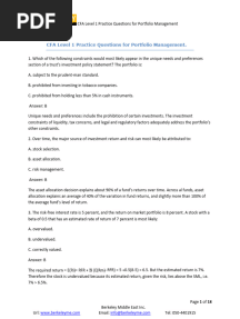 CFA Level 1 Practice Questions For Portfolio Management Page 1 of ...