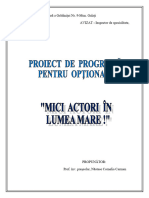 Mici Actori in Lumea Mare Integral Optional