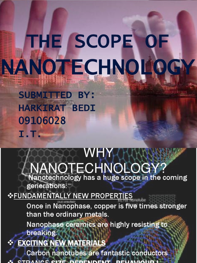 The Scope of Nanotechnology | PDF | Nanotechnology | Carbon Nanotube