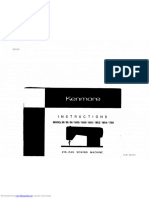 Kenmore 68/95/96/1600/1650/1651/1652/1654/1750 Sewing Machine Instruction Manual
