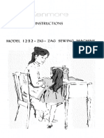 Kenmore 158.1232 Sewing Machine Instruction Manual