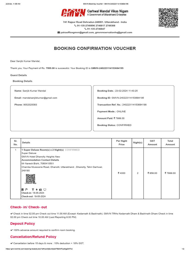 gmvn-booking-alakananda-download-free-pdf-payments-government