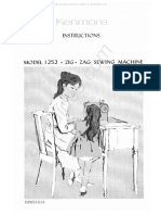 Kenmore 158.1252 Sewing Machine Instruction Manual