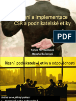 2023 P2 - Rizeni - A - Implementace - CSR - A - Podnikatelske - Etiky