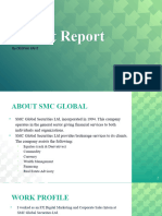 SMC Project Report - by Deepak Pant