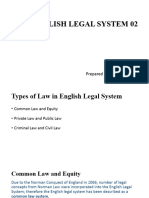 The English Legal System 2