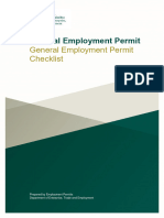 Ireland General Employment Permits Checklist