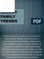Recent Family Trends
