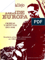 Vallejo César - Desde Europa - Cronicas y Articulos (1923-38)