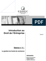 Droit de l'Entreprise > Scéance 11 > sÃ©ance 11_2006