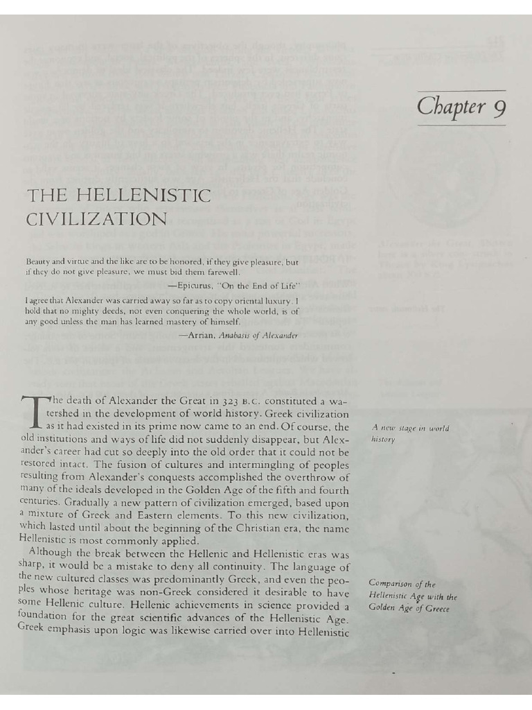Hellenistic Civilization | PDF