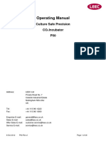 LEEC Culture Safe Precision P50 Operators Manual