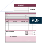 Invoice Format in PDF 07