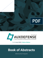 AuxDefense2020 - Book of Abstracts