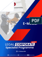 Modul Legal Corporate Specialist Batch 3